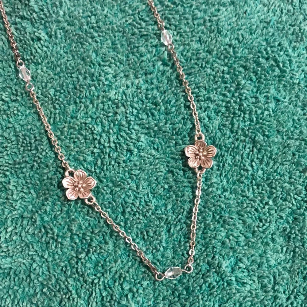 Brighton Silver Necklace with Delicate Beads - Picture 2 of 3